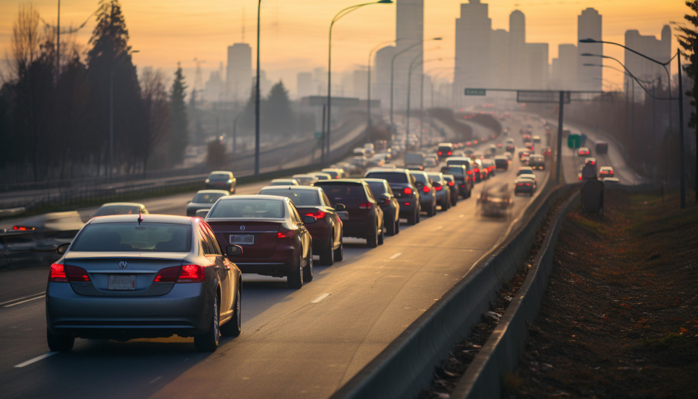 Comment se présente la situation des voitures en dehors des villes ?